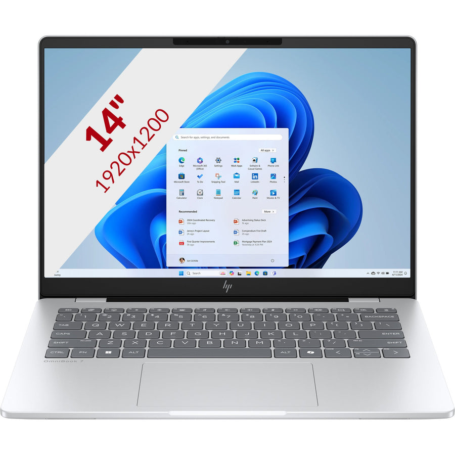 Hp omnibook 7 14-fs0005nd (cf1y8ea) 14 laptop (silver | core 5 210h | intel graphics | 16 gb | 512 gb ssd)-0